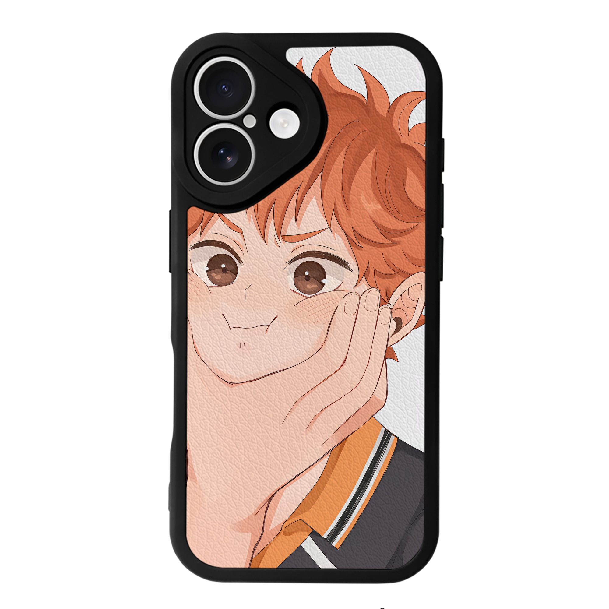 （画像用） ハイキュー!! Haikyu!! 【iPhone 16シリーズ対応】シリコンスマホケース（レザー調） 材質：シリコン